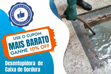Desentupidora de caixa de gordura