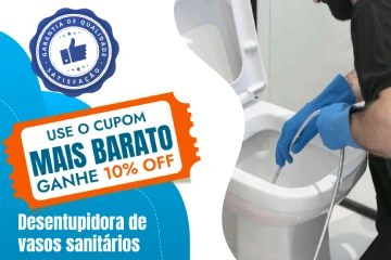 Desentupidora de vaso sanitário